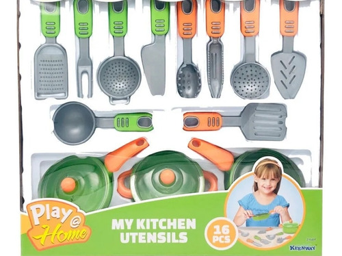 Juego De Cocina De Juguete,my Kitchen Utensils ,play Home