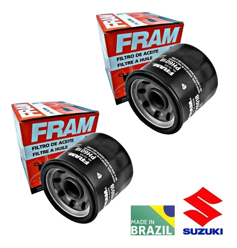 2 Filtro De Óleo Fram Ph6018 Suzuki Hayabusa B-king Bandit