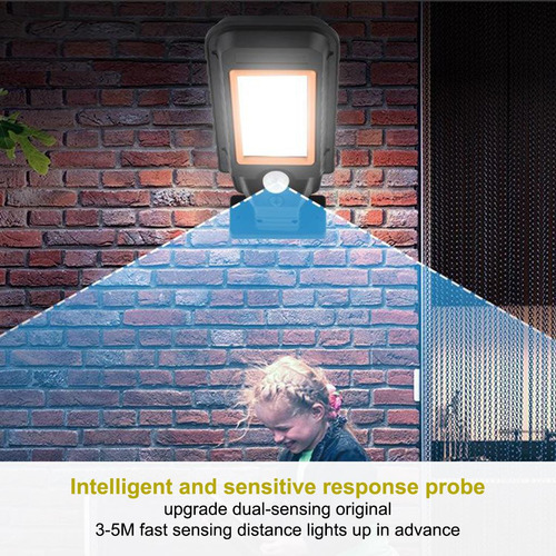 Luces Solares Al Aire Libre Con Luz De Inundación De