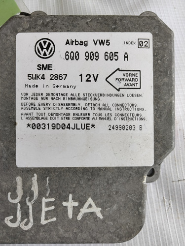 Módulo De Bolsa De Aire Volkswagen Jetta Clásico 02