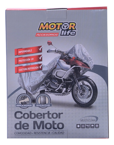 Cobertor Moto 100%imp Talla M Motorlife