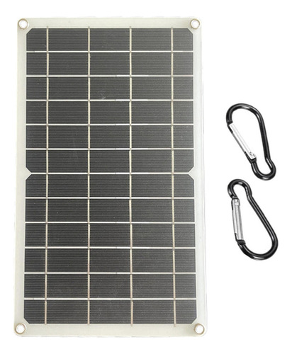 ' Kit De Panel Solar Cargador De Batería Monocristalino 10w