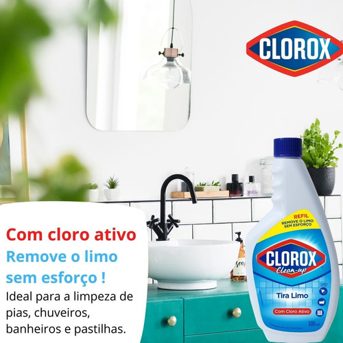 Imagem 3 de 5 de Tira Limo Refil Clorox 500ml