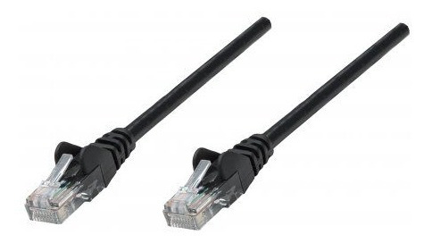 Cable De Red Patch Cat6a Rj45 3.0m Sftp Blindado Negro