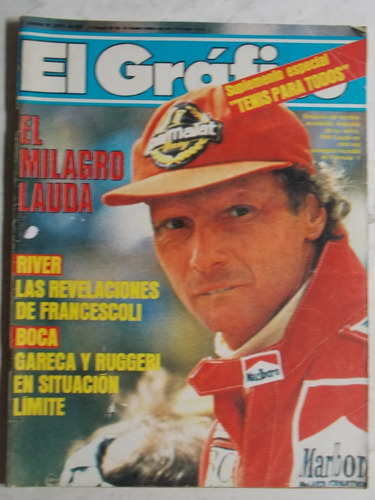 Antigua Revista El Gráfico N° 3394 ,cb