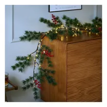 Comprar Guirnalda De Pino Alaiselit Con Luces Decoraciones Navideñas