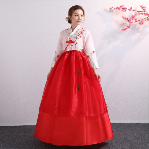 Disfraz Tradicional Hanbok De Cosplay For Mujer, Minority P