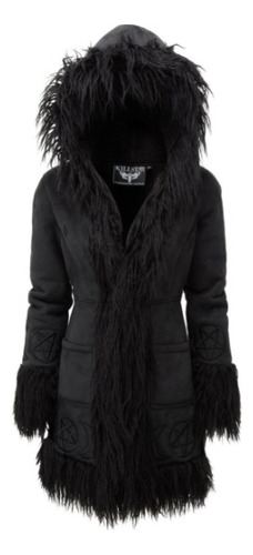 Tapado Gamulan Killstar Importado Uk S/m Goth Bruja Capucha