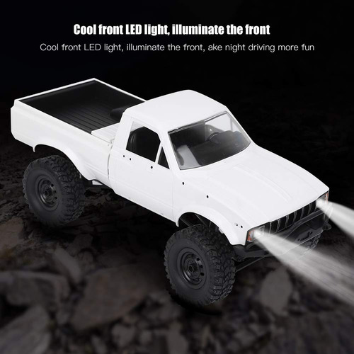 Coche Teledirigido Rc Crawler 1/16 Escala Completa Plástico