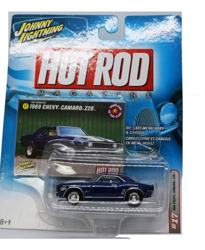 Johnny Lightning Hot Rod Magazine Chevy- Camaro