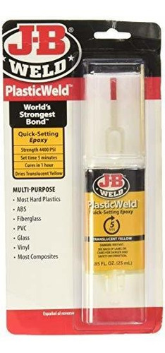 J-b Weld Plasticweld Resina Epoxica Adhesivo Reparador 25 Ml