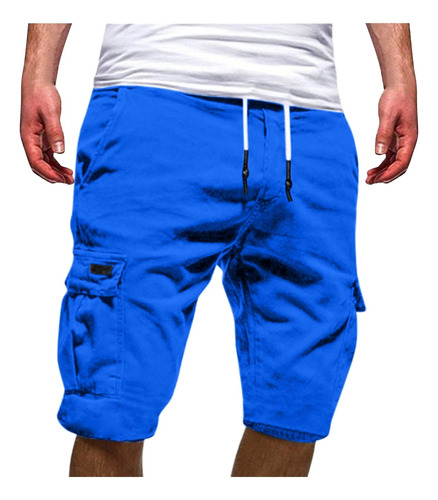 Pantalones Cortos Cargo Creative De Talla Grande Para Hombre