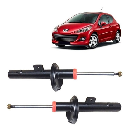 Par Amortiguadores Delanter Para Peugeot 207 Compact 07-14