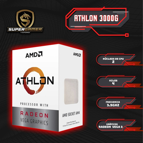 Imagen 3 de 9 de Pc Super Gamer Amd Athlon 3000 3.5ghz 8gb Ssd 240gb Sg-004