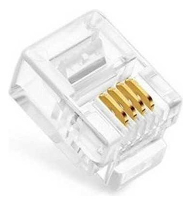 Conector Telefono Terminal Auricular Rj6 F98