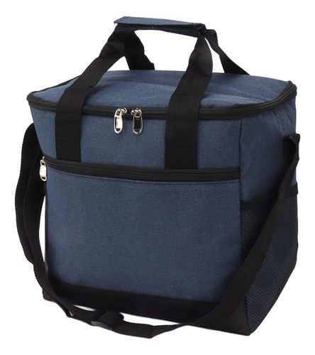 Bolsa Frigorífica Plegable Color Cian, 15 L, Con Aislamiento