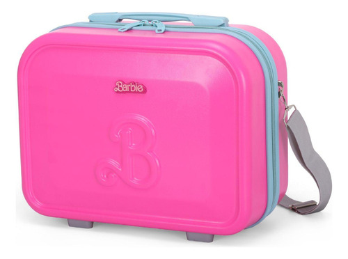 Frasqueira Necessaire Viagem Feminina Bolsa Barbie - Rosa