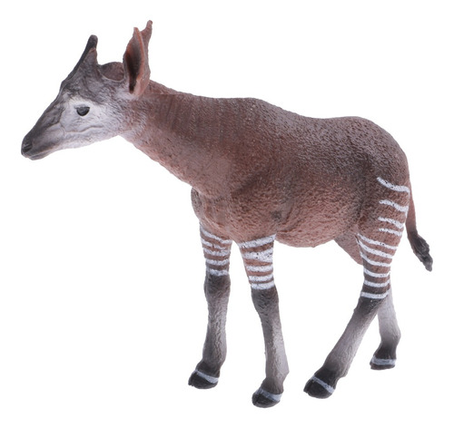 Juguete Figura de Acción Realista Okapi Animal de Fauna Figurilla Niños 