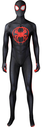 Spider-man Across The Universe Miles Morales Cosplay Costume Mallas De Una Pieza
