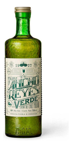 Pack De 2 Licor Ancho Reyes Chile Verde 750 Ml
