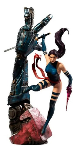 Estatua a escala 1/10 de Psylocke de Marvel Comics de Xmen Iron Studios