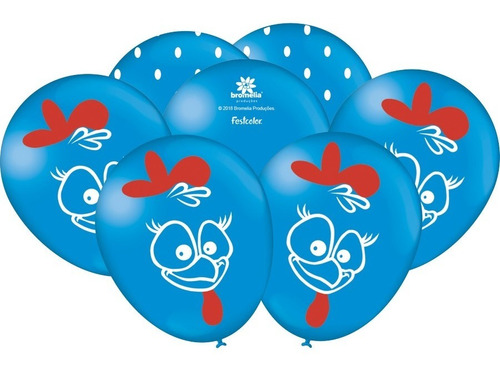 Balão Galinha Pintadinha Com 25 Unidades  