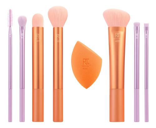 Kit De Brochas Y Esponjas De Maquillaje Real Techniques Leve