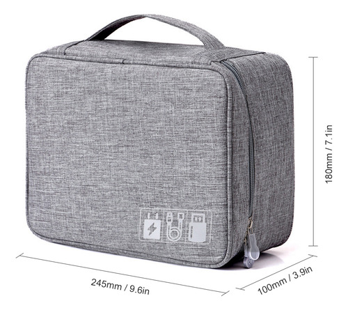 Bolsa Organizadora De Cables De Viaje Para Almacenamiento De