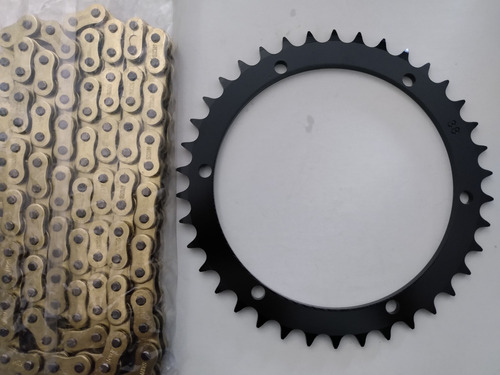 Yamaha Raptor 660 Sprocket Tra 38t Y Cadena Dorada O Rings 