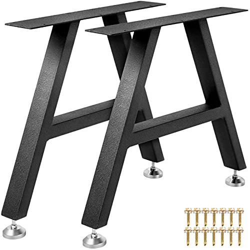 Patas De Mesa De Metal De 16 X 17,7 Pulgadas Forma De A...