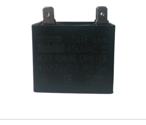 Capacitor De Marcha 5uf 370v Rectangular