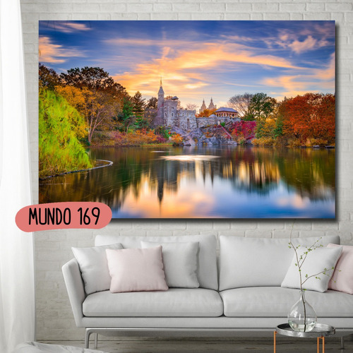 Cuadro Nueva York Brooklyn 120x70 Cuidades Del Mundo