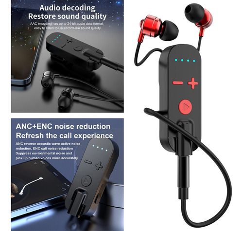 Deporte Al Aire Libre Auriculares Auriculares De Rojo