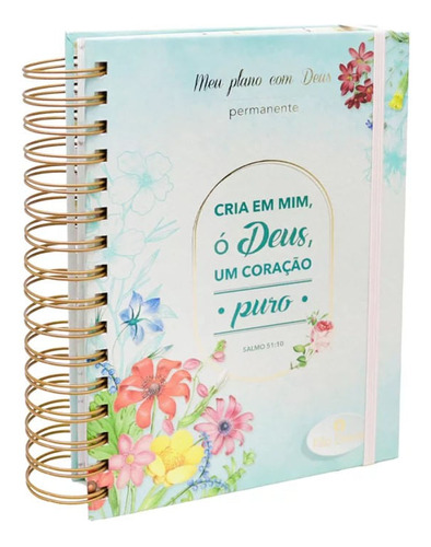 Meu Plano Com Deus - Coração Puro Planner Permanente - Pão D