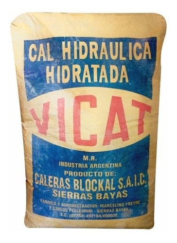 Cal Común Vicat Por 20kg