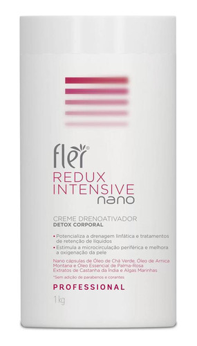 Creme Drenoativador Redux Intensive Nano 1kg Flér