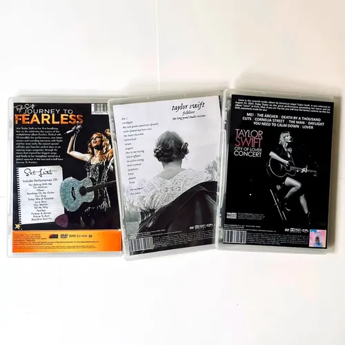 Dvd Taylor Swift Journey To Fearless City Of Lover Folklore