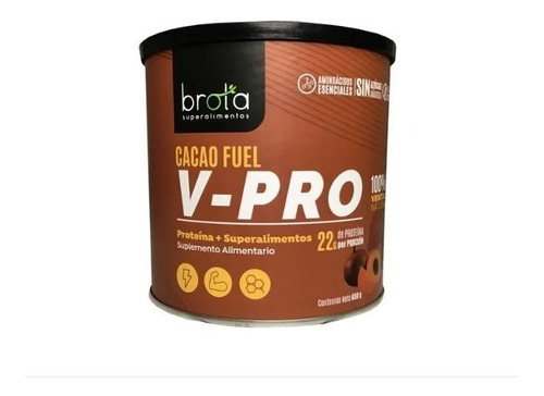Proteina Vegetal V Pro Cacao 650g - Brota 