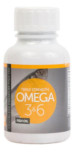 Omega 3 Y 6 Pescado | 60 Cápsulas | Memoria | Epa | Dha Sin Sabor