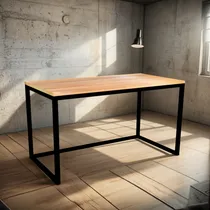 Comprar Escritorios Mesa 180 En Hierro Y Madera - Horaciohome