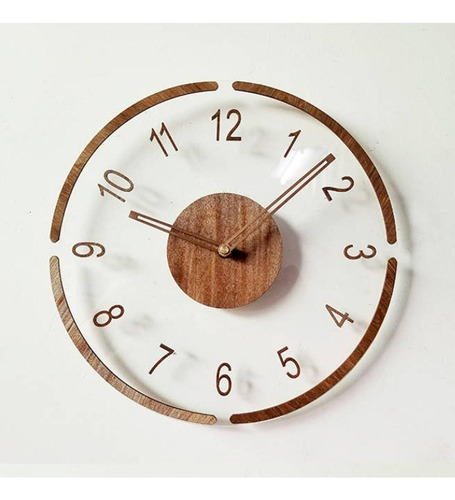 Reloj Colgante De Pared Fácil De Leer, 12 Números