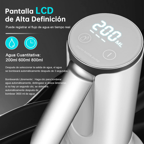 Dispensador De Agua Automático Botellavolumen De Bombeo