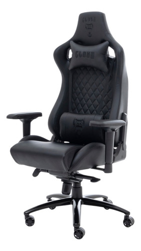 Cadeira Escritório Modelo Gamer Alto Conforto Até 180kg Cor Preto