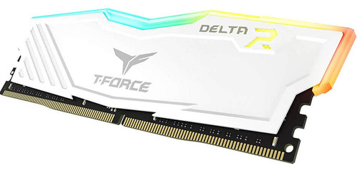 Memoria Ram Team Group Delta Rgb Ddr4, 3600mhz 8gb Blanco