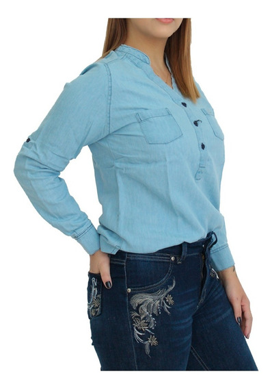 jaqueta jeans feminina country