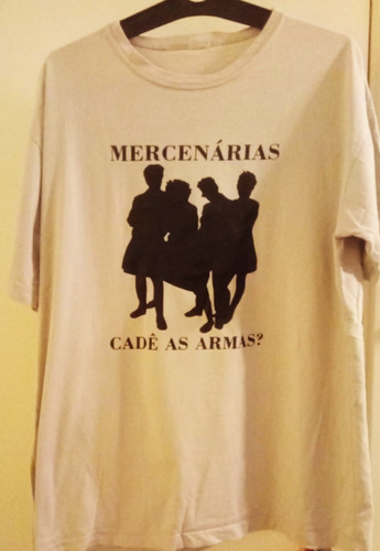 Camiseta Banda Mercenárias (usada) Cor Gelo 