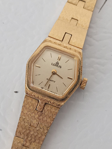 Reloj Lorus Quartz Vintage Para Dama Dorado (Usado)