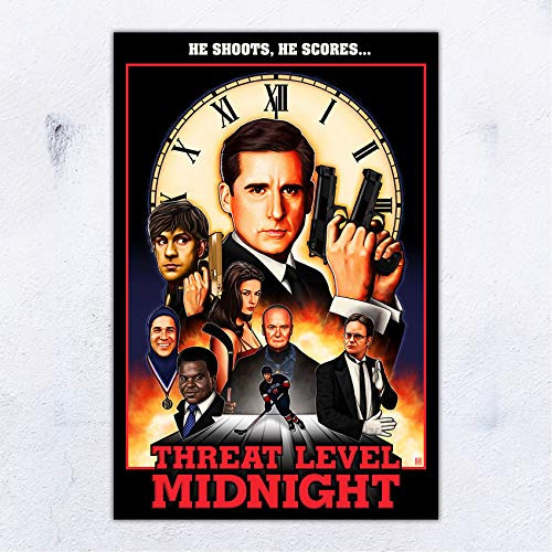 Póster De Álbum  Threat Level Midnight  Sin Marco, Ar...