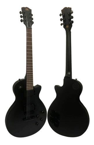 Guitarra Electrica Sx Les Paul Series Ee-3s Satin Black 