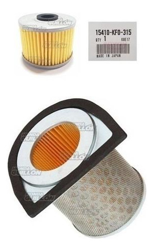 Kit Service Twister Cbx 250 Filtros Aire Aceite Original M9